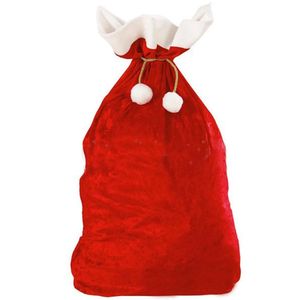 Emballage cadeau Noël Grands sacs de Père Noël avec cordon de cordon Velours Sac cadeau du Père Noël pour la décoration de jouets de Noël 231017