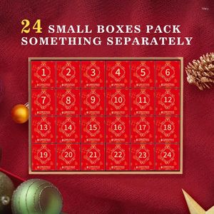 Gift Wrap Christmas Puzzle Countdown 24 heures Small Boxs 1008pcs Papier Adult Blind Advent Day