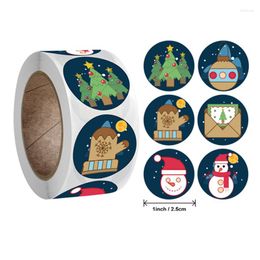 Geschenkwikkel Kerststickers Kerstman Dieren Sneeuwmanbomen Decoratieve inpakbox ENVELOPE STICKER LABEL TAGS