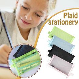 Enveloppe cadeau classe avec un boîtier de rangement de boîtier transparent fenêtre de fenêtre de crayon