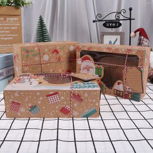 Geschenkwikkel Kast Organizer voor truien PVC Transparante grote Kraft Window Candy Box Christmas Paper Zip en win vacuümopslagtassen