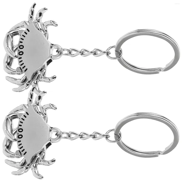 Cadeau Wrap Crabe Porte-clés Creative Suspendus Pendentifs Sac Ornement Belle Porte-Anneau Accessoire Porte-clés Décor Ornements