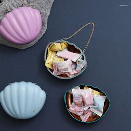 Geschenkverpakking Creatief Kleurrijk Schelp Bruiloft Decoratie Snoepdoos Gunsten En Cadeaus Voor Gasten Chocolade Plastic Verpakkingen