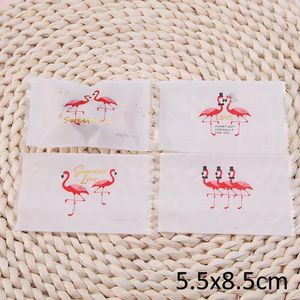 Gift Wrap Creatieve Flamingo Biscuits Bakken Accessoires Cookie Bag Plastic Bruiloft Verjaardagspartij Decor 100 stks Candy Nougat Package