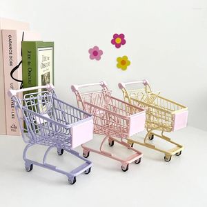 Cadeau cadeau créatif mini panier panier de fleurs en métal emballage d'art fournitures décoratives décorations de bricolage pour les magasins