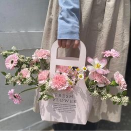 Emballage cadeau créatif sac de papier de fleurs de la fête des mères