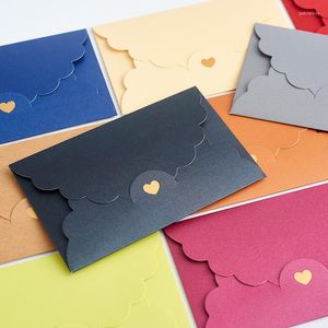 Papel de regalo creativo estampado occidental amor nacarado papel Kraft carta sobre boda invitación de negocios CYXF315