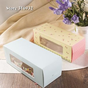 Emballage cadeau tasse Muffin gâteau avec support inférieur Cupcake/cupcakes boîte/boîtes 10 pièces en gros