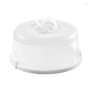 Emballage cadeau porte-cupcake boîte à gâteau transparente avec poignée alimentaire frais-garde Muffin dôme cas plateau de service conservateur