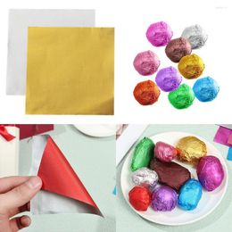 Geschenkwikkeling DIY Candy Tin Food Wedding Party Supplies Color Decoration Chocolate Aluminium Foly Wikkelpakket