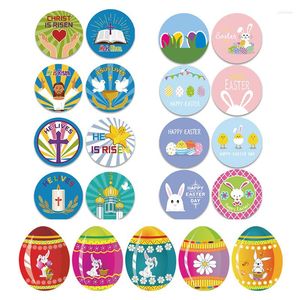 Geschenkwikkel Easter Egg Stickers Labels Tag Pracebook Stationery voor zakelijke verpakking Decoraties SEALSPREKEN 1 inch 1.5 inch