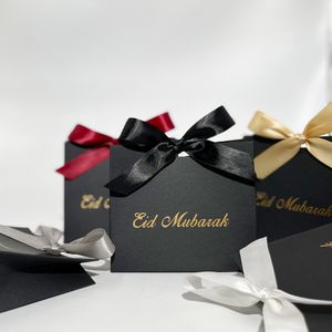 Emballage cadeau Eid Mubarak Box Boîtes d'emballage de bonbons Festival islamique musulman Sac Family Dinner Party Favors Décoration Suppli 230422