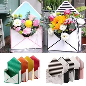 Emballage cadeau enveloppe boîtes à fleurs panier Bouquet boîte de rangement pliant Floral carton emballage porte-papier décor