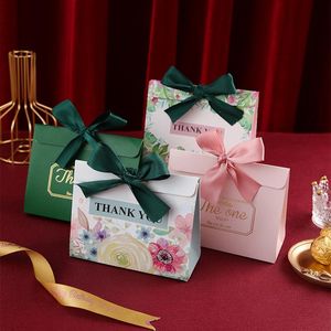 Geschenkomschakelcadeaus voor het jaar Candy Box Wedding Gunsten Bag Kerstmis Decorate Baby Shower Package Chocolate Boxesgift