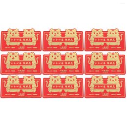 Enveloppes cadeaux Année chinoise Argent Mariage rouge Lucky Hong Paquets Favoris Enveloppepocket Fun Bao Festival Printemps 2022