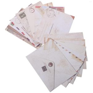 Geschenkwikkel Envelops kleine kleine vintage papier groet mini uitnodiging retro brief jaar rode mailers envelop xmas lai zie hong Chinees