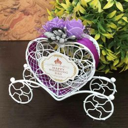 Gift Wrap European-Style Creative Heart-Field Candy Box Exquisite Smeed Iron Packaging Wedding Festival Celebration Supplies