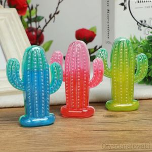 Envoltura de regalo suministros de boda de estilo europeo caja de dulces en forma de cactus peque￱o almacenamiento pl￡stico creativo