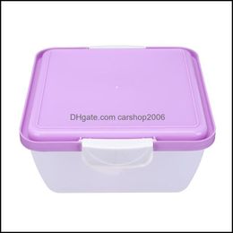 Geschenkwikkel Event Party Supplies Feestelijke Home Garden 1pc Practical Handheld Cake Case Dikke Box Birthday Drop Delivery 2021 ODNGC