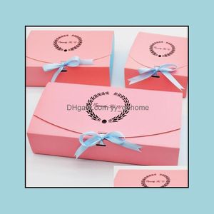 Geschenkwikkel Event Party Supplies Feestelijke Home Garden 10 stks Specifiek voor u Paper Cake Box Packaging Chocolate Cookie Candy Package Wedding