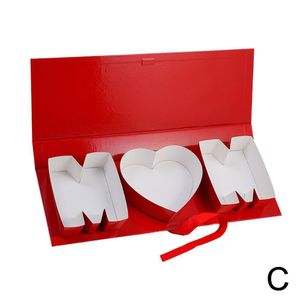 Enveloppe cadeau à remplissage Chocolate Sweet Emballage en carton papa Love Love Mom Boîte en forme de fleur pour la fête des pères Saint-Valentin pour la Saint-Valentin