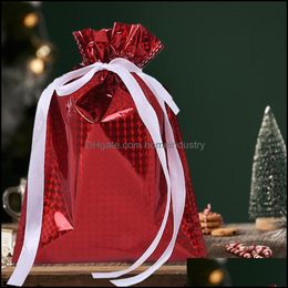 Geschenkwikkeling Geschenkwikkeling Kerstmis DString Candy Bag Verpakking Creative For Home Year 2021 Noel Cadeaus Drop Delivery Garden HomeIndustry Dhrj8