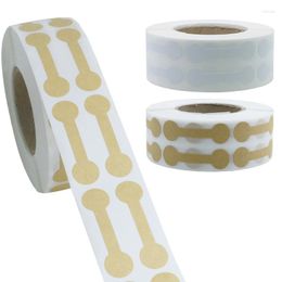 Geschenkwikkeling Haar Kraft Sieraden Labelstickers voor ringen Kettingen Oorringen Zelfklevende Horloges Blanco Paper Tags 500 stks/Roll