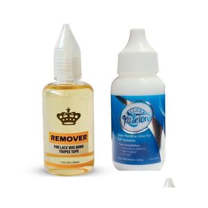 Emballage cadeau Cheveux Outils En Gros Katelon Blanc Dentelle Perruque Colle Imperméable À L'eau Adhésif Invisible Et Pour Drop Delivery Produc Dhnec