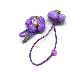 Geschenkwikkeling Haarspeld Clip Tie Hair Accessories Rubberen band Issue Card Touw Little Girl Ring