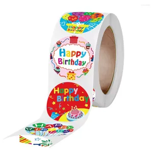 Geschenkafwikkel Happy Birthday Stickers1inch Label Sticker Papier Afdichtingslabels Kaart Bedrijfspakketten Stagery's