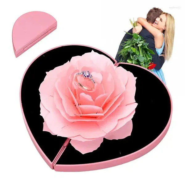 Envoltura de regalo Caja de corazón Amor Afecto eterno Gesto romántico Alguien especial Eterno En forma de corazón Sorpresa 3D