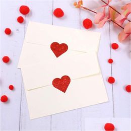 Geschenkpapier Herzform Etiketten Valentinstag Box Verpackung Aufkleber Süßigkeiten Dragee Taschen Wrap Hochzeit Dhohl