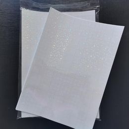 Geschenkwikkeling Holografische kleine vijf sterren Folie Lijmlijsten Lamineren op papier Plastic
