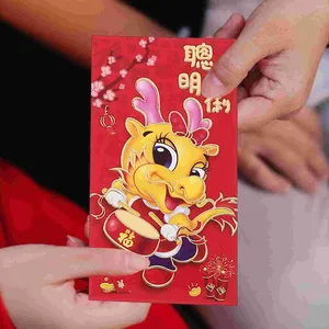 Cadeau cadeau HongBao Enveloppes rouges de style chinois Année Paquets d'argent Sacs chanceux Poches (style mixte)