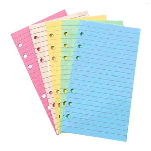 Cadeaupapier inlegpapier vullingen losse blad planner vulstoffen 6-gaats notitieboek inzetstukken kleurrijk