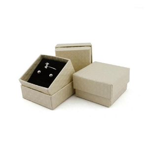 Geschenkwikkel JUwery Organisator Box Rings/oorbellen Opslag Small DIY Craft Display Case Pakket Wedding/Etc Sponge Diamond Pattern1