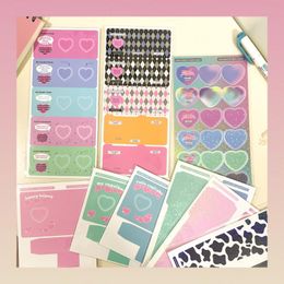 Geschenkwikkeling Kawaii Kpop Pocard Scrapbook Stickers Ins Idol ID PO Book Diy Foldable fotolijst Decal Card -kaart ornamentgift GiftGift