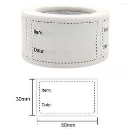 Geschenkwikkeling Keuken Datum Roll Papier Label Waterdichte voedselopslagstickers Verwijderbare sticker Freezer Labels