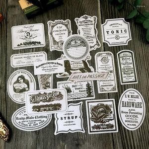 Geschenkwikkeling Kljuyp 20 stcs Vintage Decoratie Paper Stickers voor scrapbooking Happy Planner/Card Making/Journaling Project