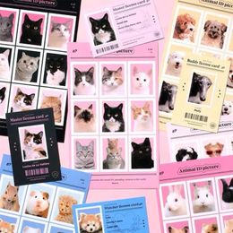 Enveloppe cadeau Korea ins mignon Animal Cat Dog Account Background Sticker Diy Scrapbooking Journal Collage Mobile Diary Album Decoration