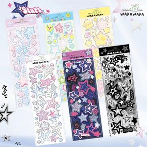 Gift Wrap Korea Ins Sprankelende Cowboy Ster Kleurrijke Veelzijdige Sticker DIY Scrapbooking Journal Telefoonhoesje Dagboek Decoratie