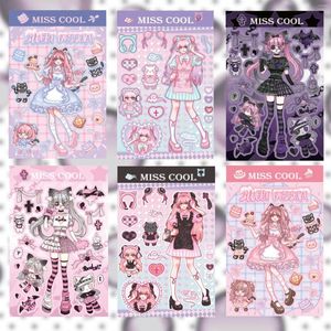 Geschenkwikkel Korean Ins Cake Kawaii Girl Theme Goo Card Sticker DIY Scrapbook Telefoon Kaste Dagboek Decoratie