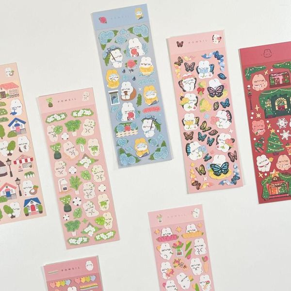 Emballage cadeau coréen Ins Kawaii Style Goo carte autocollant album à faire soi-même journal Star Chaser coque de téléphone décoration