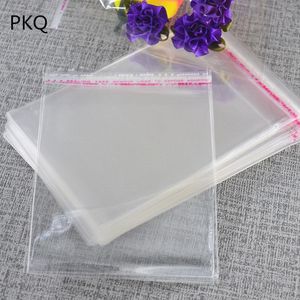 Emballage cadeau grand sac OPP transparent en plastique 100 pcs/lot sacs d'emballage transparents auto-adhésifs Big1