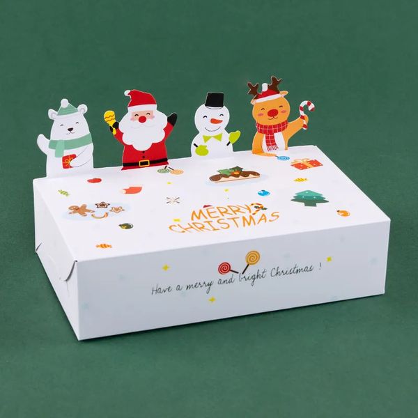 Cadeau Wrap LBSISI Life 20pcs Coffret cadeau de Noël pour bonbons chocolat biscuit nougat biscuit boulangerie boîtes d'emballage 231023