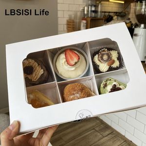 Emballage cadeau LBSISI Life 5pcs / Lot Cupcake Paper Box Chocolate-Gâteau Mousse Cookies Anniversaire Mariage Baby Shower Outdoor-Party Packing Decor