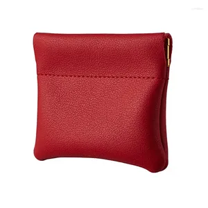 Cadeau Wrap Cuir Squeeze Porte-monnaie Porte-monnaie Porte-changement pour hommes femmes