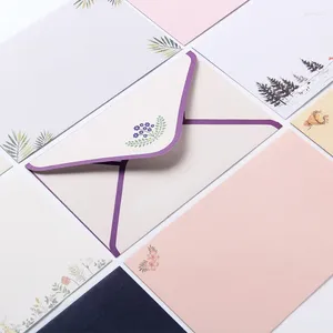 Gift Wrap LLD Artistieke Enveloppen Set Diy Postkaart Koreaans Briefpapier Bruiloft Uitnodigingskaart Cover Kantoorbenodigdheden