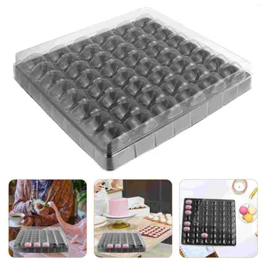 Envoltura de regalo Macaron Box Cajas Contenedor de galletas Windowpackaging Cake Bakery Holder Cupcake Storage Display Bandeja de chocolate Clear