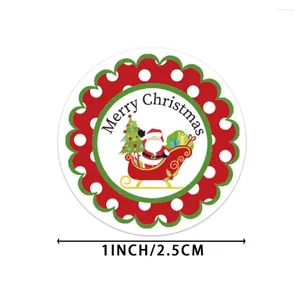 Geschenkwikkel Merry Christmas Stickers Leuke dieren Sneeuwmanbomen Decoratieve inpakbox Label Tags
